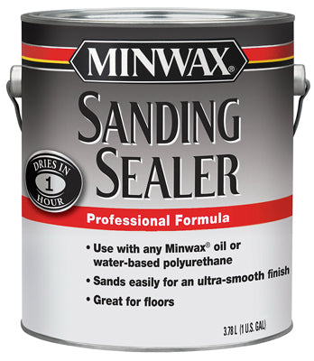 MINWAX, Minwax Sanding Sealer Satin Clear Water-Based 1 gal (Pack of 2)