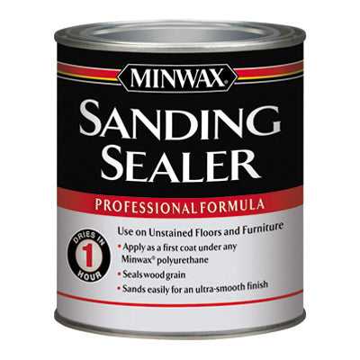 MINWAX, Minwax Sanding Sealer Satin Clear Water-Based Sanding Sealer 1 qt (Pack of 4)