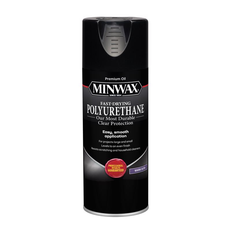 MINWAX, Minwax Satin Clear Fast Drying Polyurethane Spray 11.5 oz. (Pack of 6)