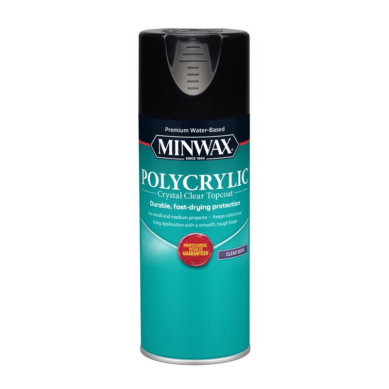 MINWAX, Minwax Satin Clear Polycrylic 11.5 Oz. (Pack Of 6)