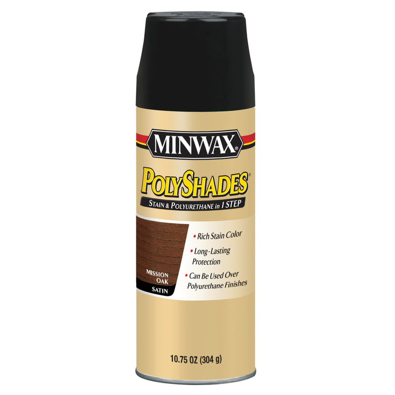 MINWAX, Minwax Satin Mission Oak Fast Drying Polyurethane Spray 10.75 oz.