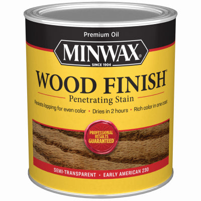 MINWAX, Minwax Wood Finish Semi-Transparent Early American Oil-Based Oil Stain 1 qt. (Pack of 4)