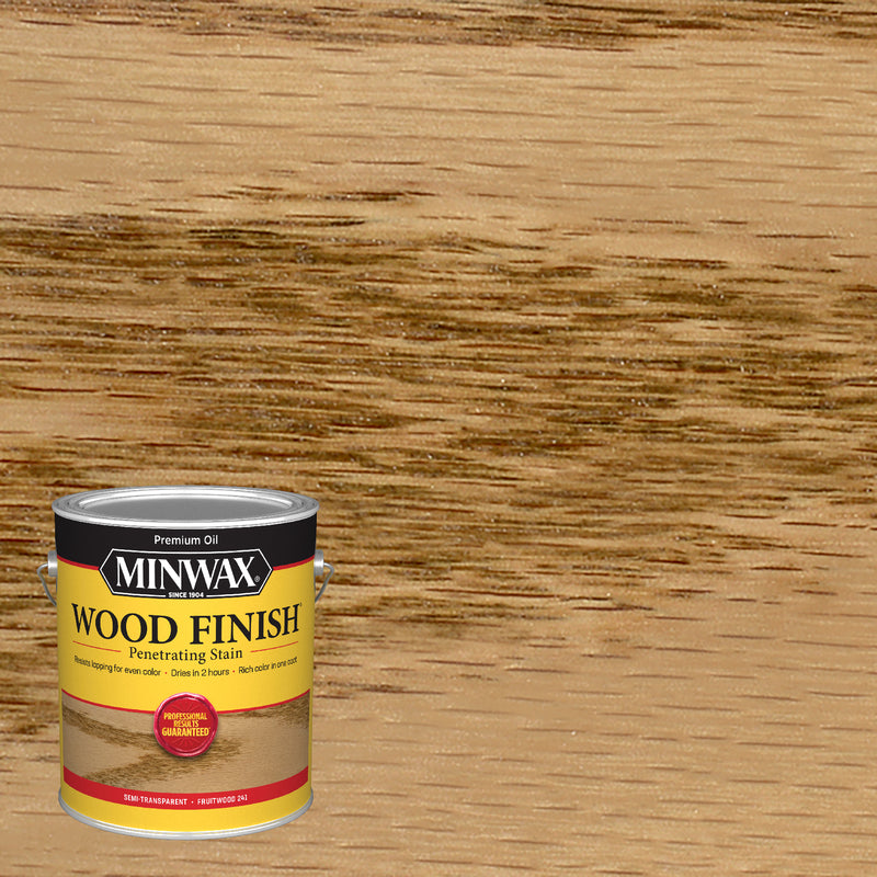 MINWAX, Minwax Wood Finish Semi-Transparent Fruitwood Oil-Based Penetrating Wood Stain 1 gal (Pack of 2)