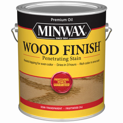 MINWAX, Minwax Wood Finish Semi-Transparent Fruitwood Oil-Based Penetrating Wood Stain 1 gal (Pack of 2)