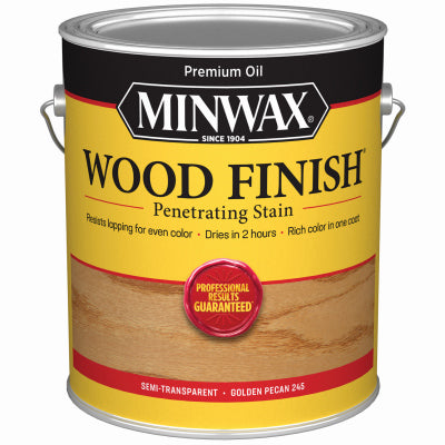 MINWAX, Minwax Wood Finish Semi-Transparent Golden Pecan Oil-Based Penetrating Stain 1 gal (Pack of 2)