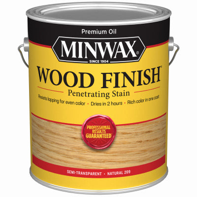 MINWAX, Minwax Wood Finish Semi-Transparent Natural Oil-Based Penetrating Wood Stain 1 gal (Pack of 2)