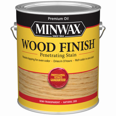 MINWAX, Minwax Wood Finish Semi-Transparent Natural Oil-Based Wood Stain 1 gal. (Pack of 2)