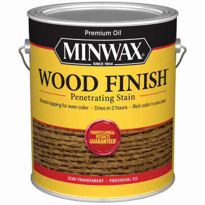 MINWAX, Minwax Wood Finish Semi-Transparent Provincial Oil-Based Penetrating Wood Stain 1 gal (Pack of 2)