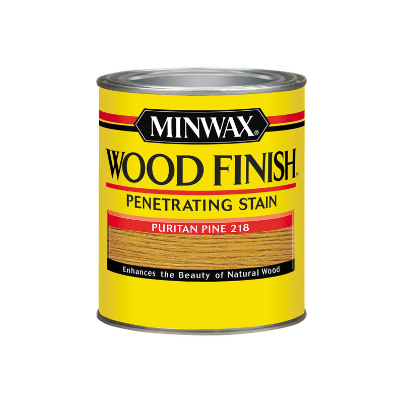 MINWAX, Minwax Wood Finish Semi-Transparent Puritan Pine Oil-Based Wood Stain 1 qt. (Pack of 4)