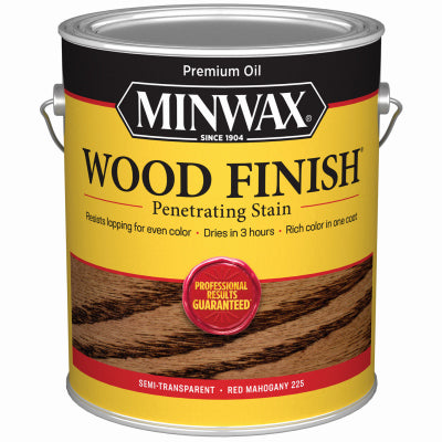 MINWAX, Minwax Wood Finish Semi-Transparent Red Mahogany Oil-Based Wood Stain 1 gal. (Pack of 2)