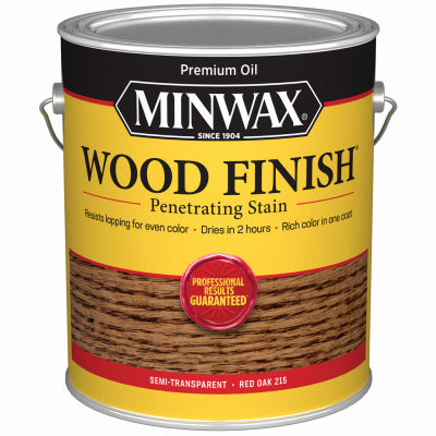 MINWAX, Minwax Wood Finish Semi-Transparent Red Oak Oil-Based Penetrating Stain 1 gal (Pack of 2)