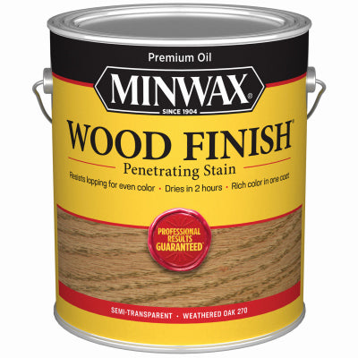 MINWAX, Minwax Wood Finish Semi-Transparent Weathered Oak Oil-Based Penetrating Stain 1 gal (Pack of 2)