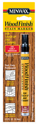 MINWAX, Minwax Wood Finish Stain Marker Semi-Transparent Early American Oil-Based Stain Marker 0.33 oz
