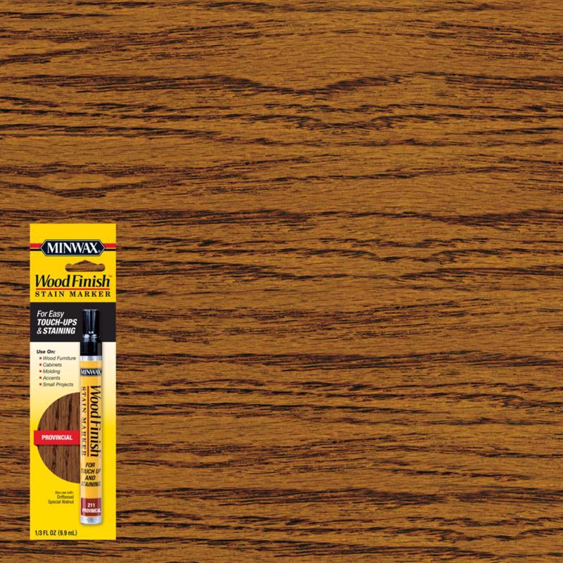 MINWAX, Minwax Wood Finish Stain Marker Semi-Transparent Provincial Oil-Based Stain Marker 0.33 oz