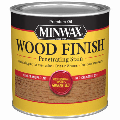 MINWAX, Minwax Wood Finish Transparent Red Chestnut Oil Based Wood Stain (Pack of 4)