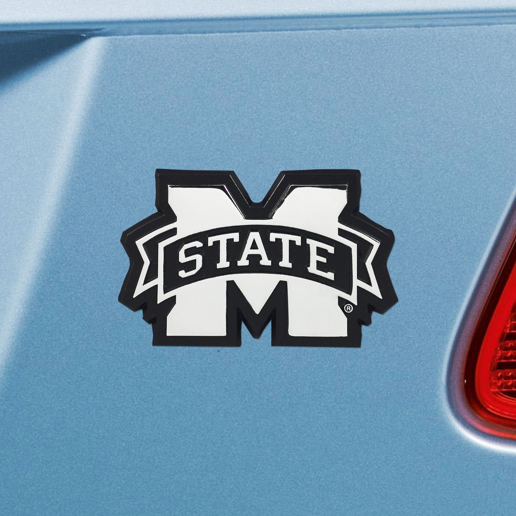 FANMATS, Mississippi State University 3D Chromed Metal Emblem