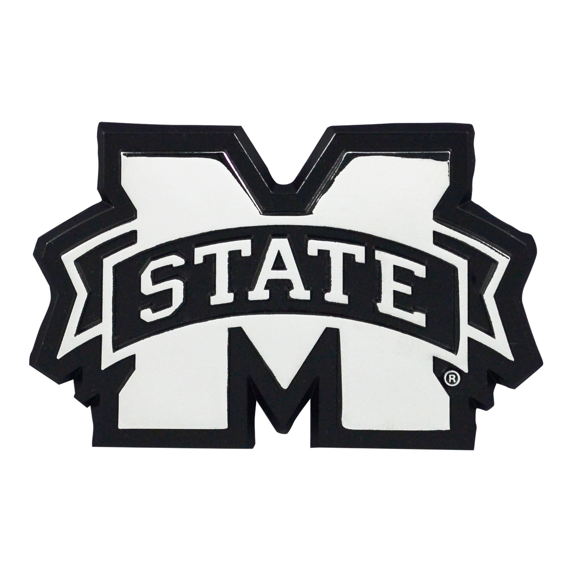 FANMATS, Mississippi State University 3D Chromed Metal Emblem