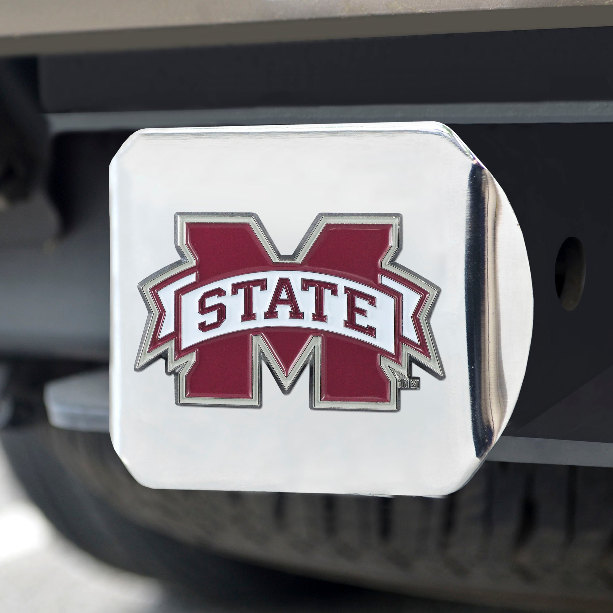 FANMATS, Mississippi State University Hitch Cover - 3D Color Emblem
