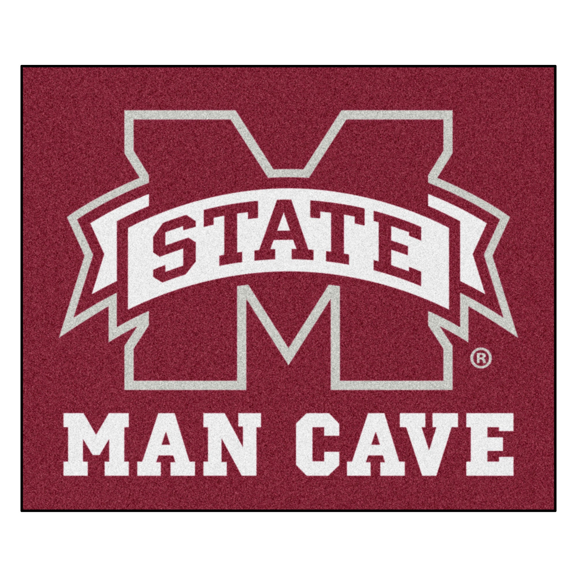FANMATS, Mississippi State University Man Cave Rug - 5ft. x 6ft.