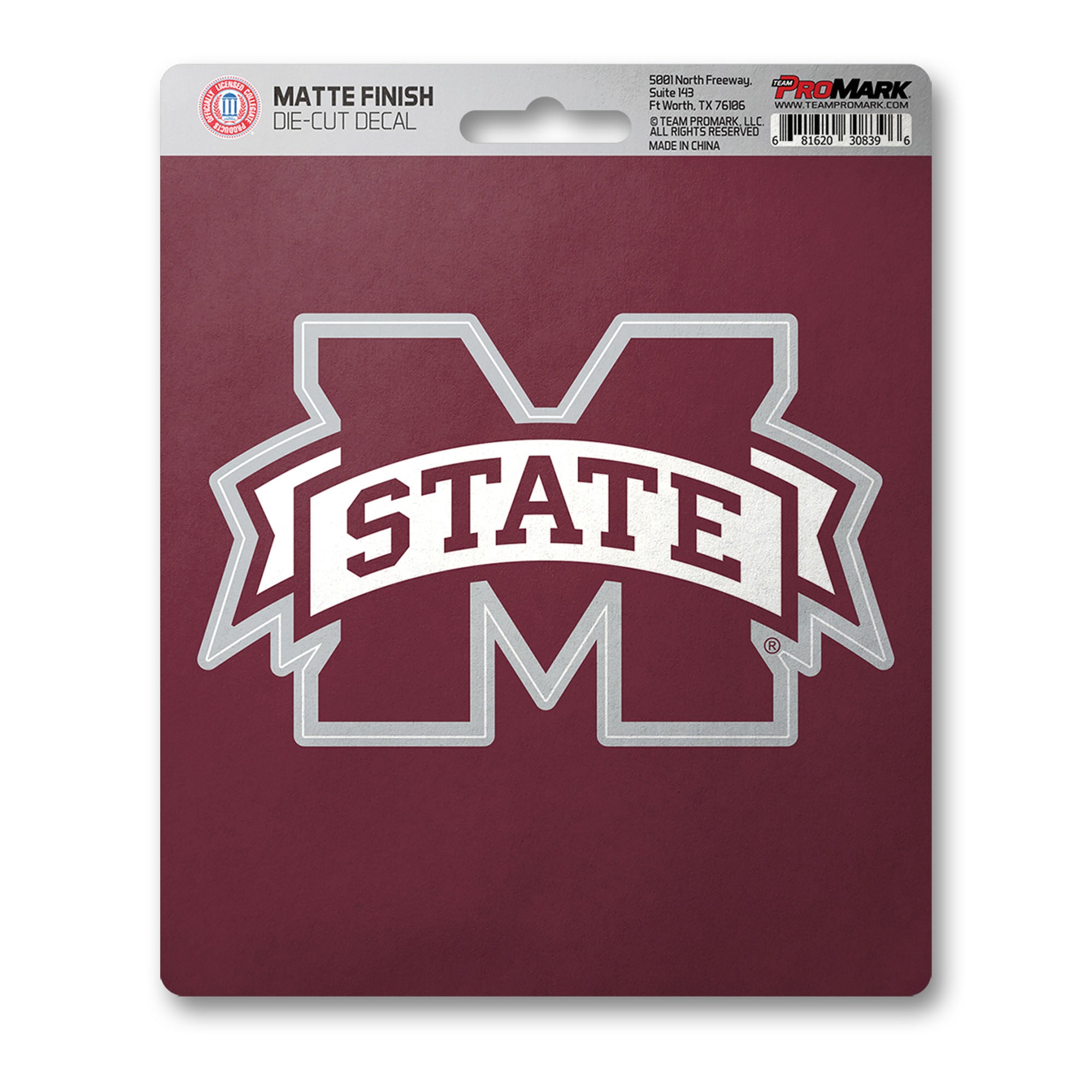 FANMATS, Mississippi State University Matte Decal Sticker