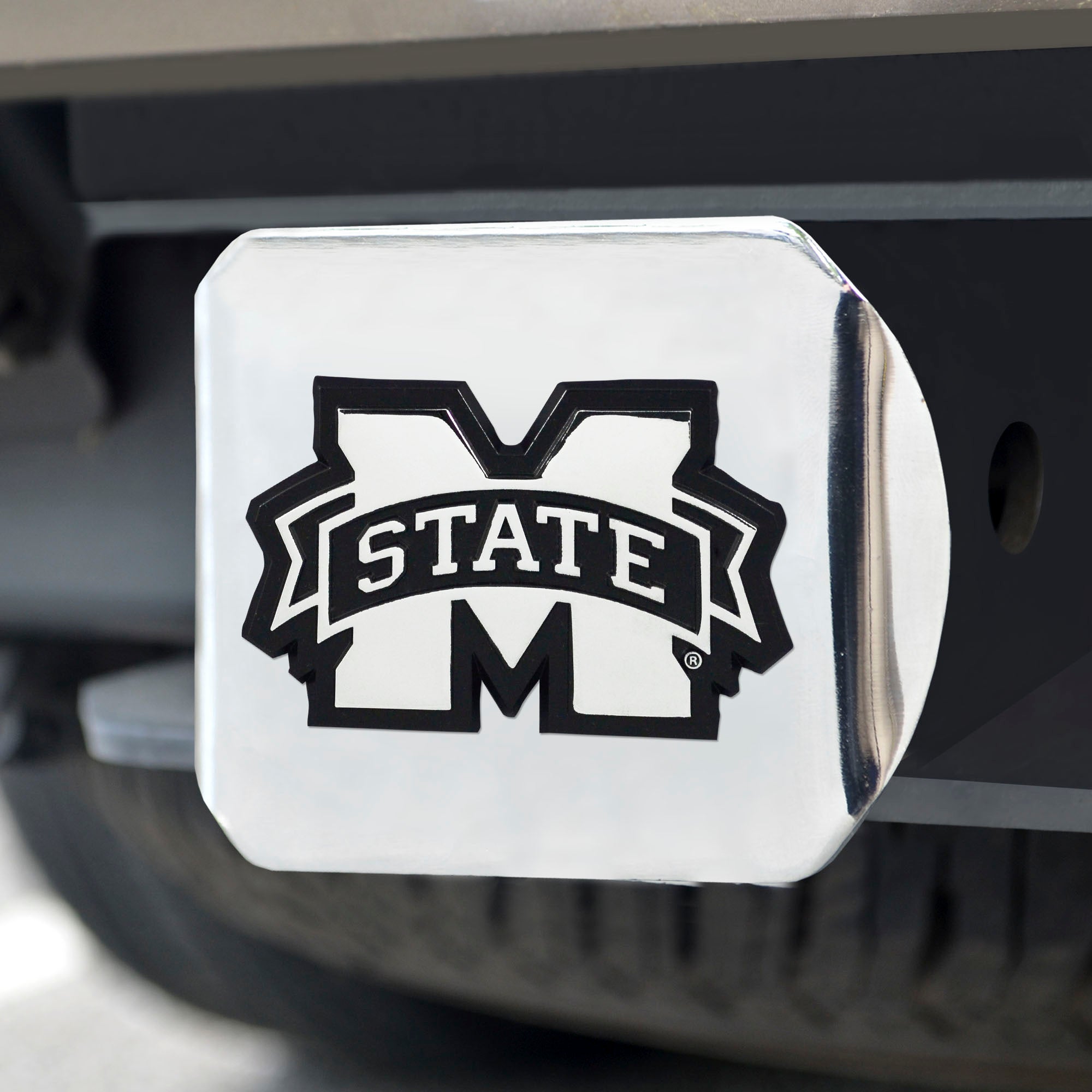 FANMATS, Mississippi State University Metal Hitch Cover