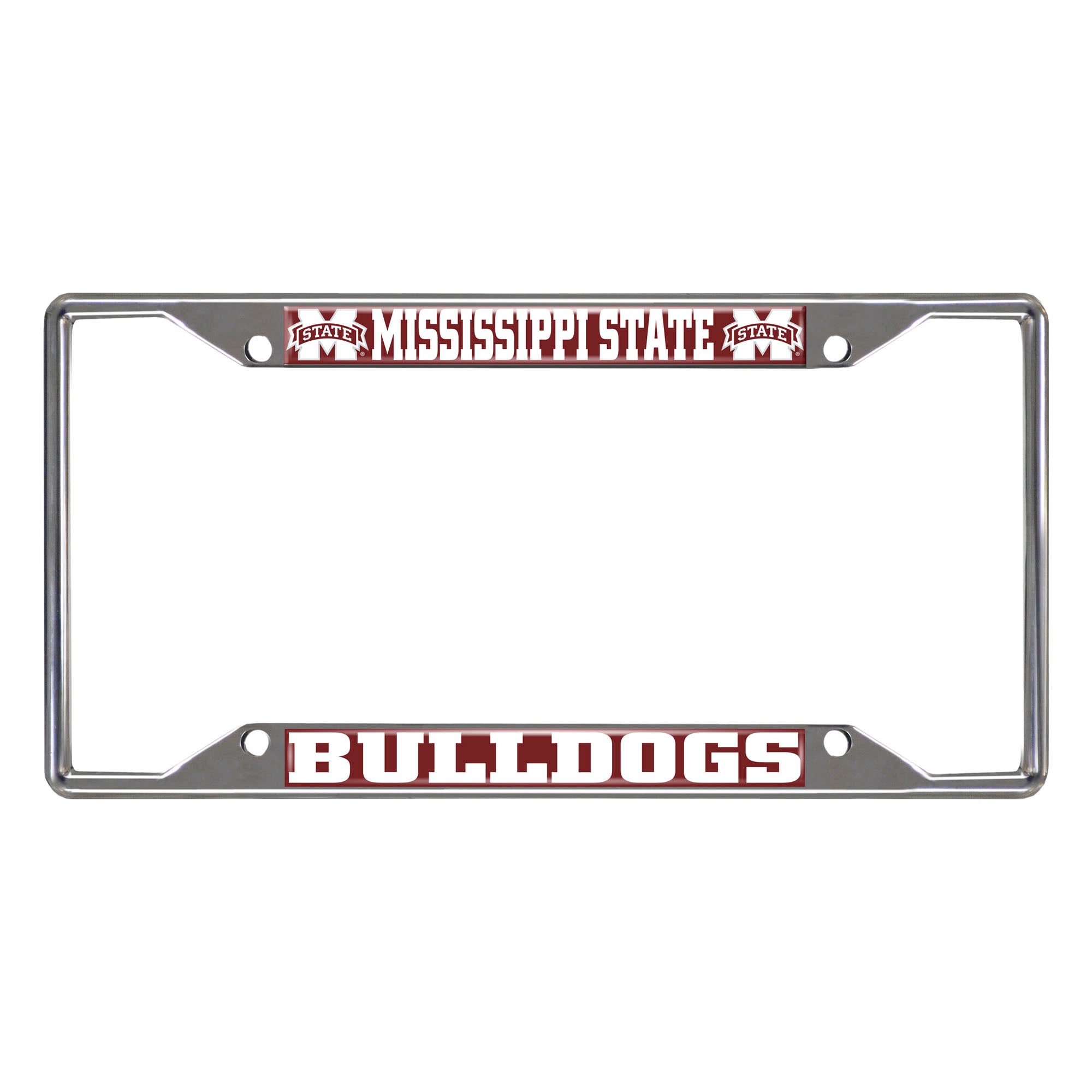 FANMATS, Mississippi State University Metal License Plate Frame