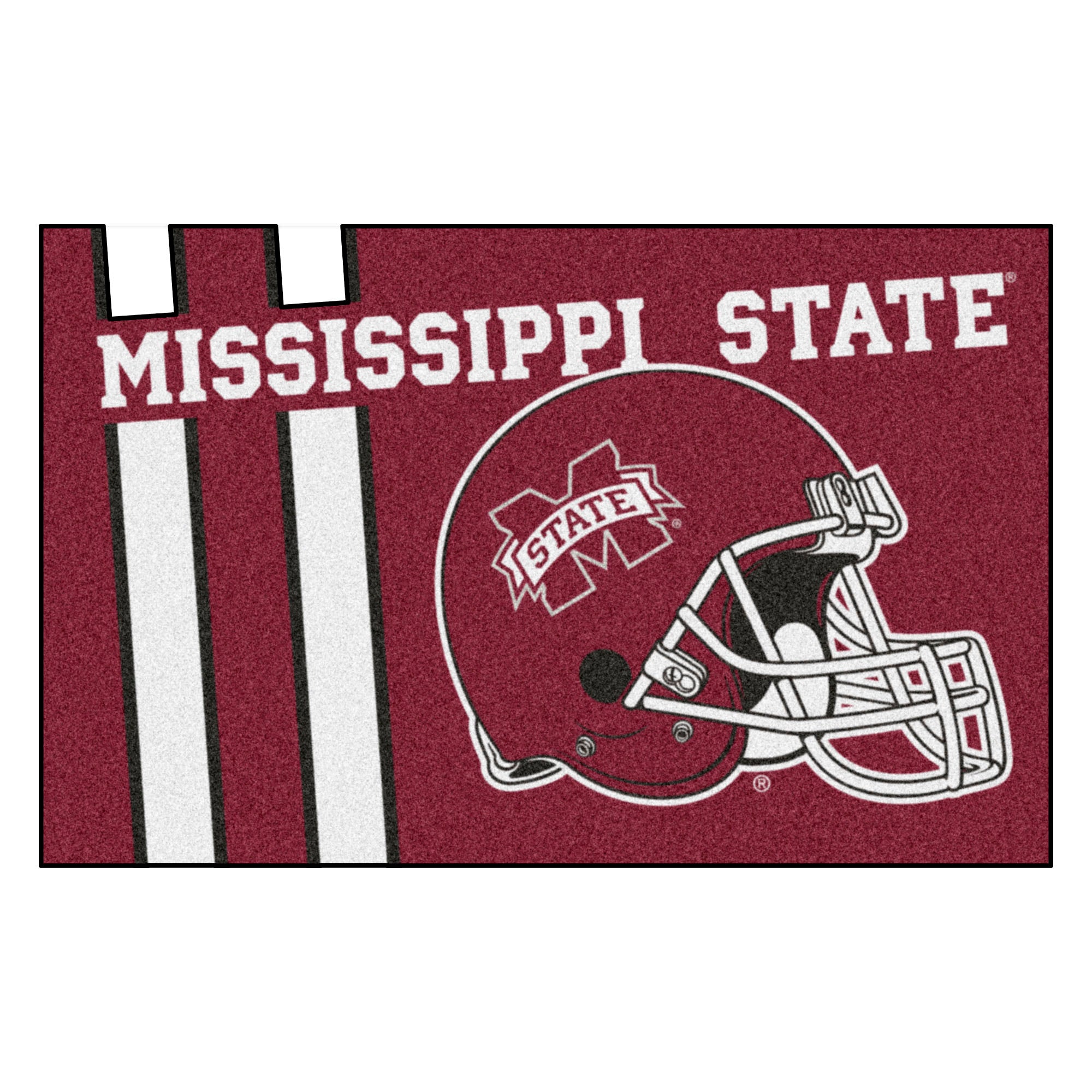 FANMATS, Mississippi State University Uniform Rug - 19in. x 30in.