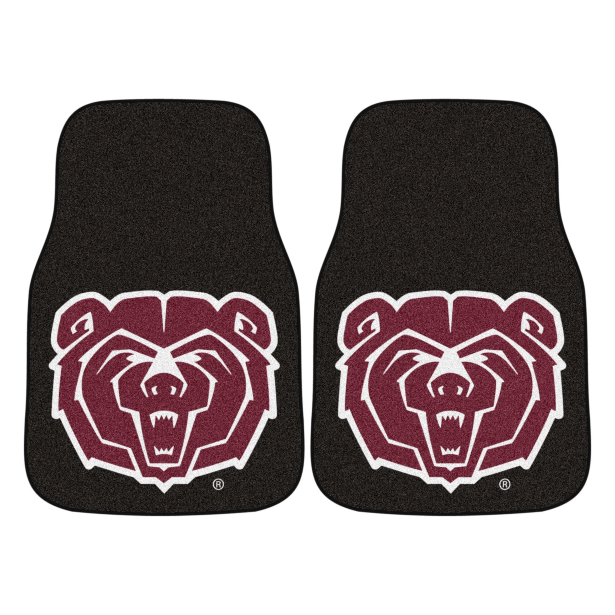 FANMATS, Missouri State University Carpet Car Mat Set - 2 Pieces