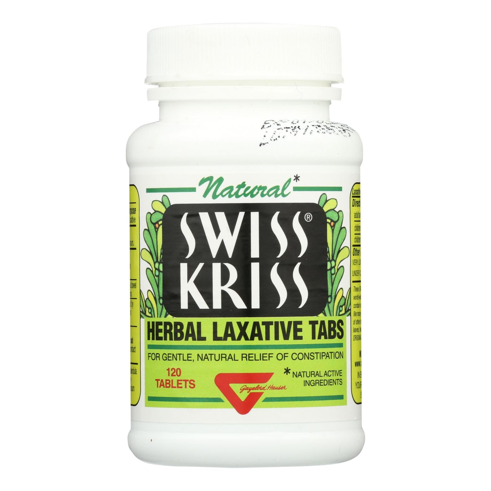 Modern Products, Modern Natural Products Swiss Kriss Herbal Laxative - 120 Tablets
