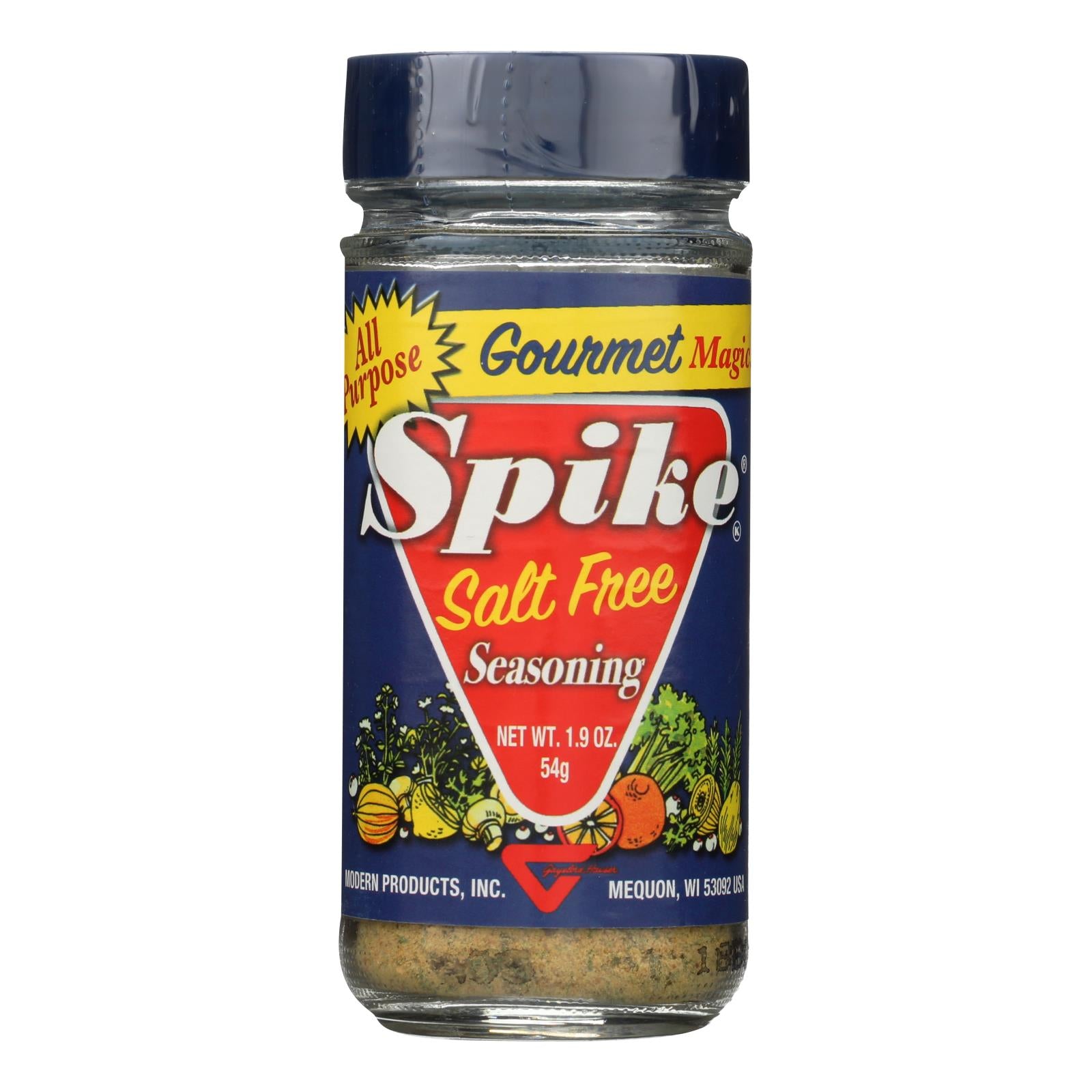 Modern Products, Modern Products Spike Gourmet Natural Seasoning - Salt Free Magic - 1.9 oz - Case of 6 (Pack of 6)