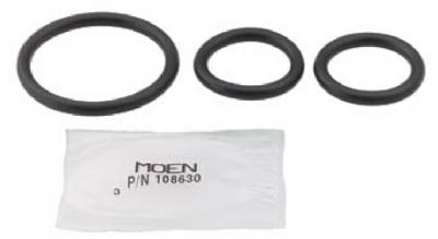 MOEN INCORPORATED, Moen 1/2 in. D X 1/2 in. D Silicone O-Ring Kit 3 pk