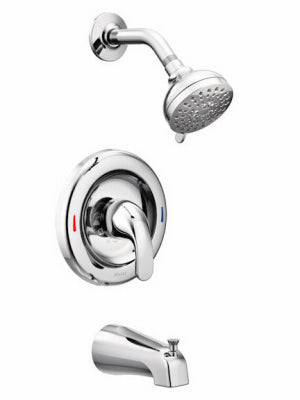 MOEN INCORPORATED, Moen Adler 1-Handle Chrome Tub and Shower Faucet