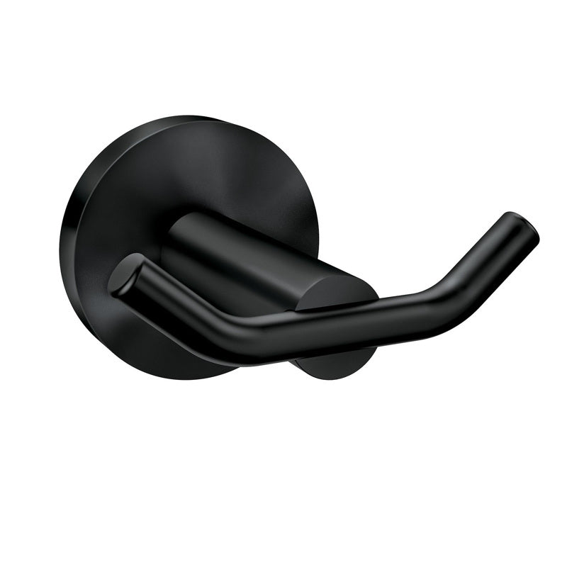 MOEN INC, Moen Arlys 2.875 in. W X 3 in. L Matte Black Double Robe Hook