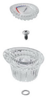 MOEN INCORPORATED, Moen Chateau Clear Bathroom Faucet Handles