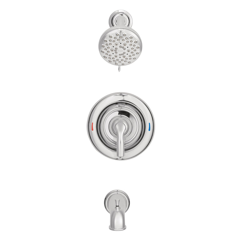 MOEN INCORPORATED, Moen Hilliard 1-Handle Chrome Tub and Shower Faucet