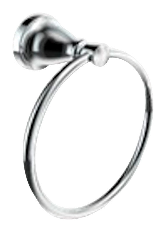 MOEN INC, Moen Hilliard Chrome Towel Ring Metal