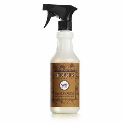 Mrs. Meyer's, Mrs. Meyer's Clean Day Acorn Spice Scent Organic Multi-Surface Cleaner Spray 16 oz (Pack of 6).