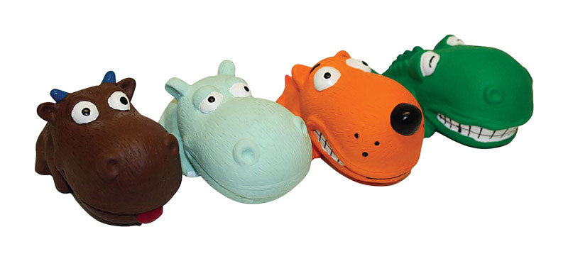 MULTIPET INTERNATIONAL INC, Multipet Squeakables Multicolored Latex Assorted Animals Dog Toy Small