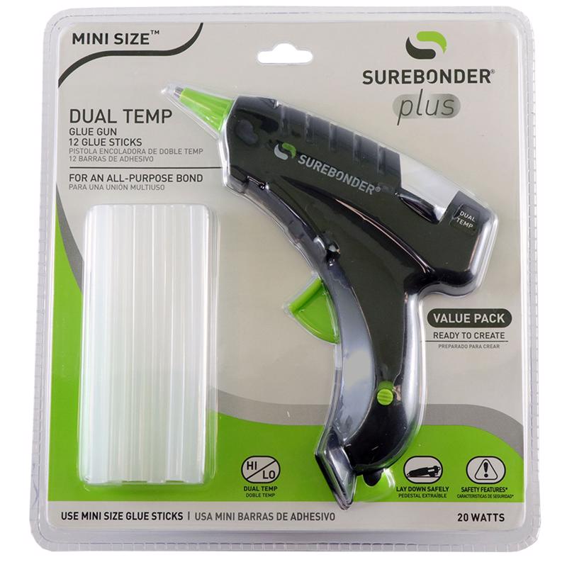 FPC CORPORATION, Surebonder Plus 10 W Dual Temperature Mini Glue Gun Kit 110 V