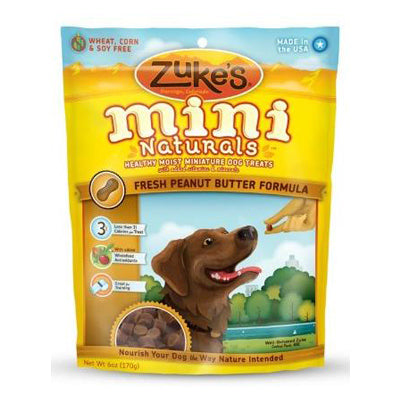 PHILLIPS FEED SERVICE INC, Zuke's  All Natural Mini  Peanut Butter  Treats  For Dog 6 oz. 6.25 in. 1 pk